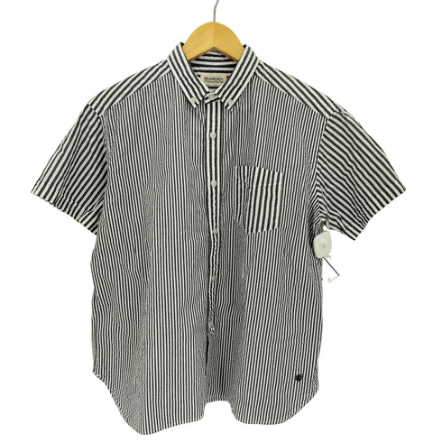 ビームスボーイ BEAMS BOY 20ss コットン サッカー クレイジー ストライプ シャツ レディース ONE SIZE