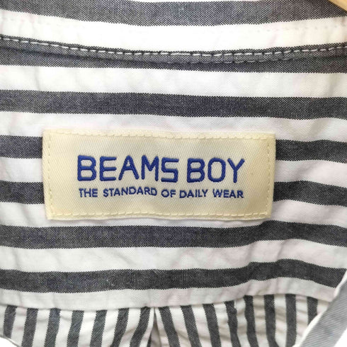ビームスボーイ BEAMS BOY 20ss コットン サッカー クレイジー ストライプ シャツ レディース ONE SIZE