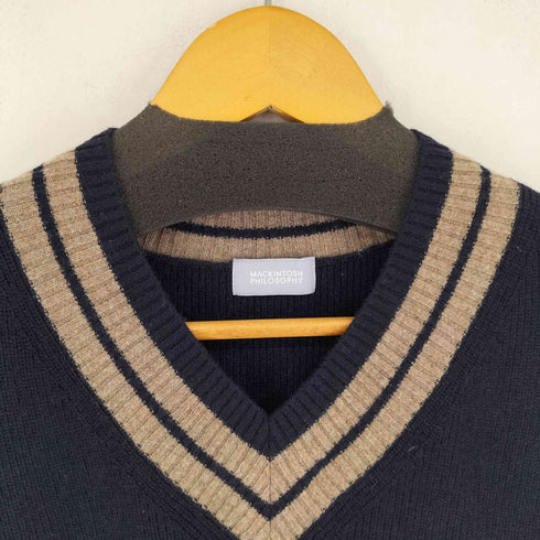 マッキントッシュフィロソフィー MACKINTOSH PHILOSOPHY GREY LABEL チルデンニットベスト レディース JPN:2