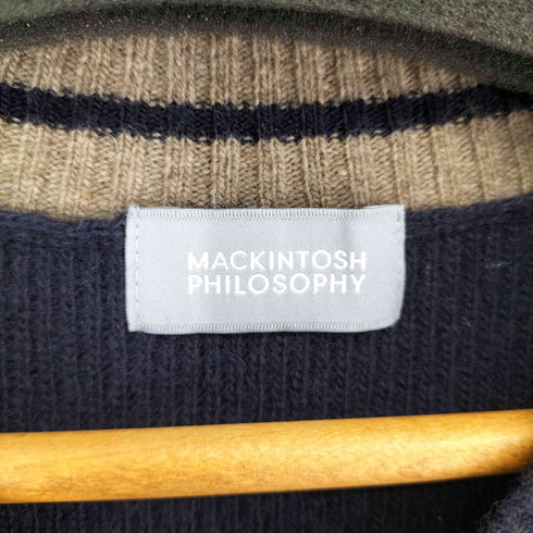 マッキントッシュフィロソフィー MACKINTOSH PHILOSOPHY GREY LABEL チルデンニットベスト レディース JPN:2