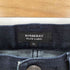バーバリーブラックレーベル BURBERRY BLACK LABEL ストレートデニムパンツ 裏地ノバチェック メンズ W76