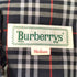 バーバリーズ BURBERRYS 白タグ 紺ノバチェック ワンタック テーパード スラックス パンツ レディース