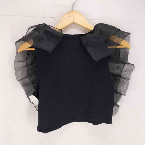ザラ ZARA フリンジデザインニットタンクトップ レディース JPN:S