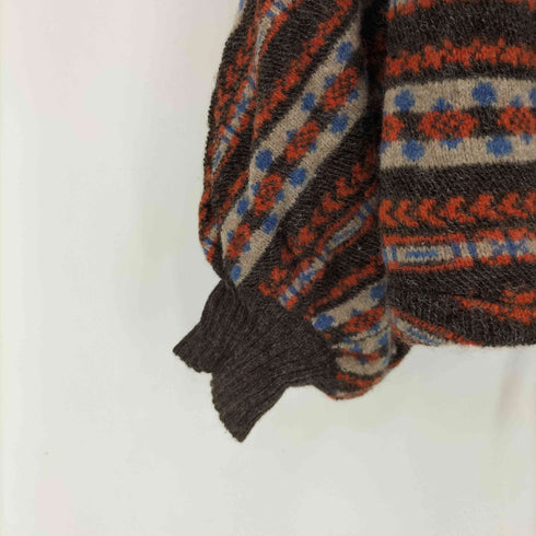 フィグロンドン fig London wool 総柄 ボレロ レディース FREE