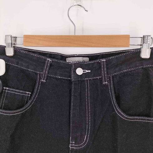 WHOOWAP patchwork wide denim pants パッチワーク ツギハギデニム メンズ JPN:M