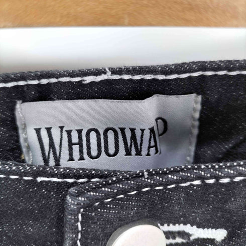 WHOOWAP patchwork wide denim pants パッチワーク ツギハギデニム メンズ JPN:M