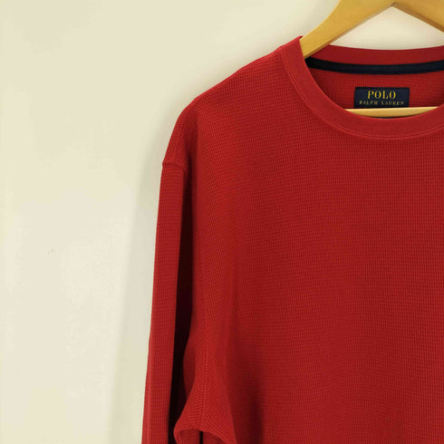 ポロラルフローレン POLO RALPH LAUREN ワンポイント刺繍サーマルカットソー メンズ import:XL