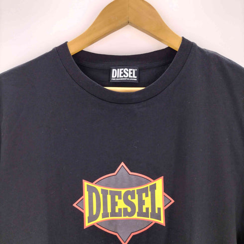 ディーゼル DIESEL ラバープリントクルーネック Tシャツ T-JUST-C13 メンズ