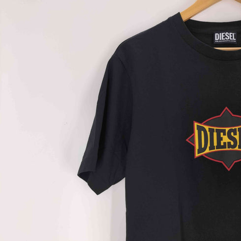ディーゼル DIESEL ラバープリントクルーネック Tシャツ T-JUST-C13 メンズ