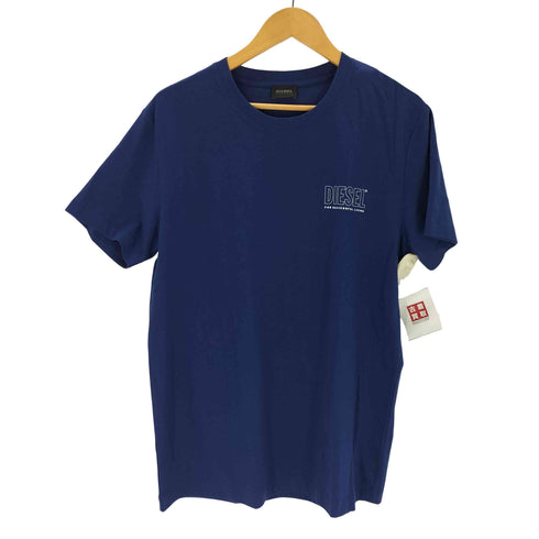 ディーゼル DIESEL ロゴプリントクルーネックtシャツ メンズ