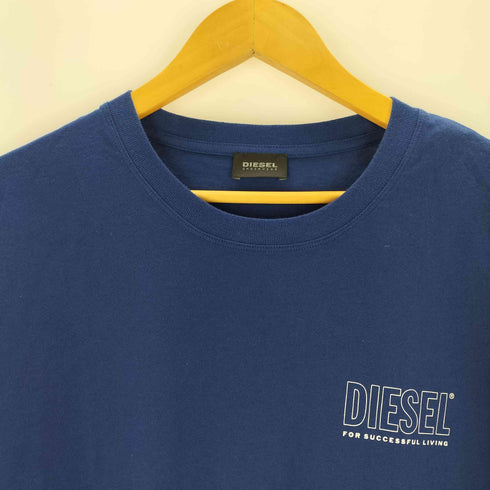 ディーゼル DIESEL ロゴプリントクルーネックtシャツ メンズ
