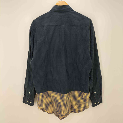 トミーヒルフィガー TOMMY HILFIGER ロゴ刺繍切替デザインB/Dチェックシャツ メンズ JPN:M