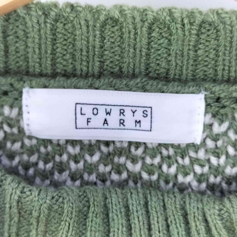 ローリーズファーム LOWRYS FARM ガラニットベスト2Pワンピース レディース FREE