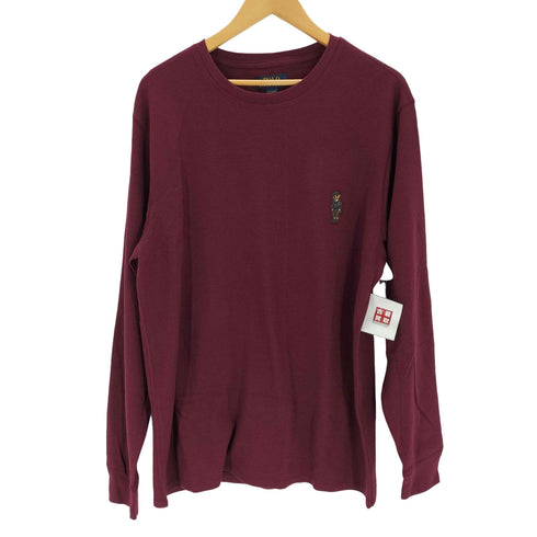ポロラルフローレン POLO RALPH LAUREN ベア刺繍 サーマルカットソー メンズ import:XL