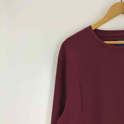 ポロラルフローレン POLO RALPH LAUREN ベア刺繍 サーマルカットソー メンズ import:XL