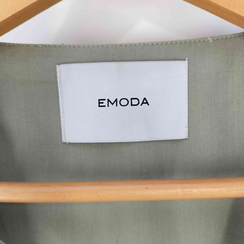 エモダ EMODA ロングジレ ダブルボタンベスト レディース FREE