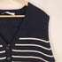 ザラ ZARA 前ボタン ボーダーニットベスト レディース import:L