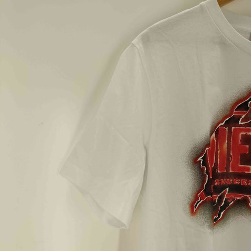 ディーゼル DIESEL ロゴプリントクルーネックTシャツ メンズ import:L