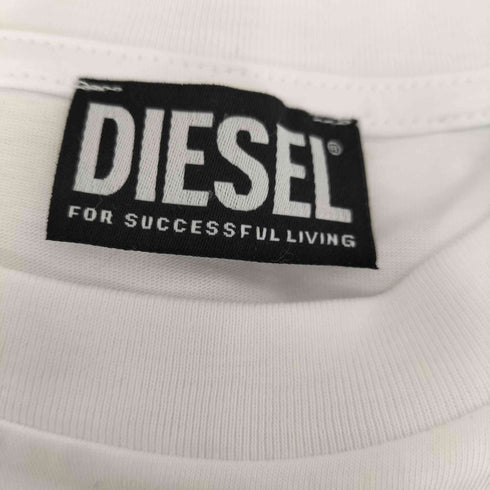 ディーゼル DIESEL ロゴプリントクルーネックTシャツ メンズ import:L
