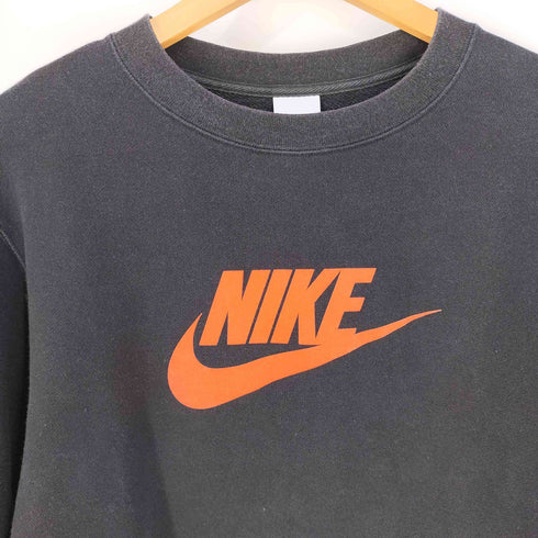 ナイキ NIKE ロゴプリント クルーネックスウェット メンズ import:M