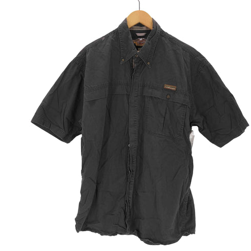 ハーレーダビッドソン HARLEY-DAVIDSON ボタンダウン ワークシャツ メンズ import:L