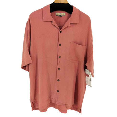 トミーバハマ Tommy Bahama シルク オープンカラーボックスシャツ メンズ import:L
