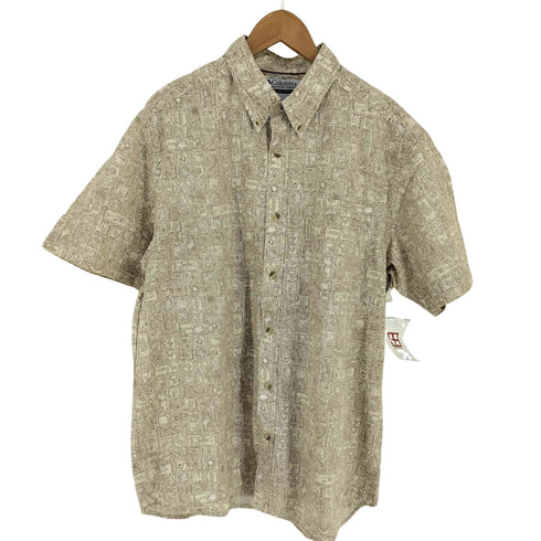 コロンビア Columbia 総柄 BDシャツ メンズ import:M