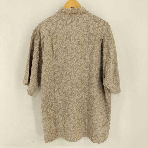 コロンビア Columbia リーフ柄 ボックス レギュラーカラーシャツ メンズ import:L