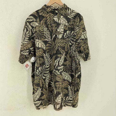 コロンビア Columbia リーフ柄 ボックス レギュラーカラーシャツ メンズ import:XL