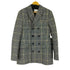 ザラ ZARA DOUBLE BREASTED CHECK THREE QUARTER LENGTH COAT メンズ import:L