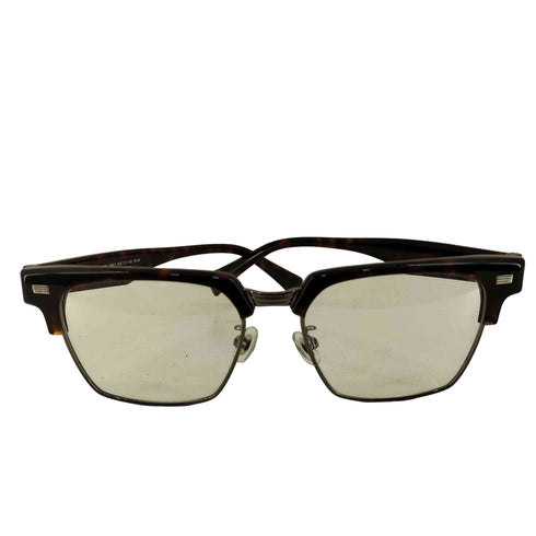 ゾフ zoff 直線的でエッジの効いたブローシェイプのBLACK STYLE ウェリントンサングラス メンズ FREE 53□17-145 M-40