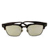 ゾフ zoff 直線的でエッジの効いたブローシェイプのBLACK STYLE ウェリントンサングラス メンズ FREE 53□17-145 M-40