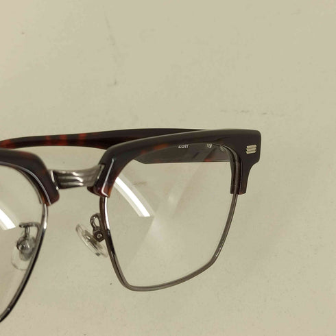 ゾフ zoff 直線的でエッジの効いたブローシェイプのBLACK STYLE ウェリントンサングラス メンズ FREE 53□17-145 M-40