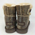 アグ UGG USED加工 ボタンデザイン ムートン ブーツ レディース 6