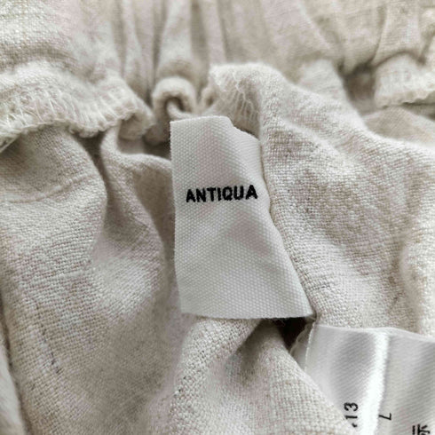 アンティカ antiqua レーヨン サルエルジョガーパンツ レディース JPN:L