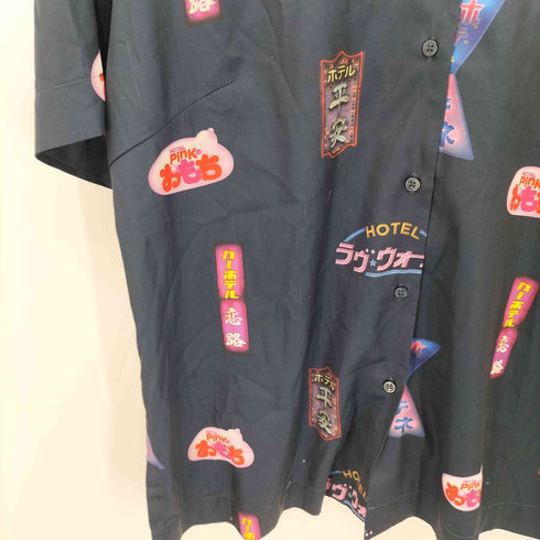オパール東京 ラブホ柄 開襟シャツ レディース FREE