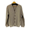 クレプスキュール crepuscule 18AW Moss Stitch Cardigan 鹿の子編み Vネック ニットカーディガン メンズ JPN:1