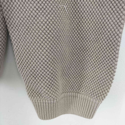 クレプスキュール crepuscule 18AW Moss Stitch Cardigan 鹿の子編み Vネック ニットカーディガン メンズ JPN:1