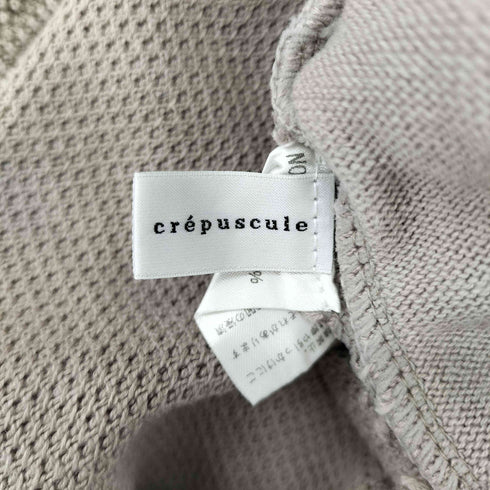クレプスキュール crepuscule 18AW Moss Stitch Cardigan 鹿の子編み Vネック ニットカーディガン メンズ JPN:1