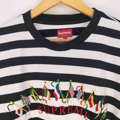 シュプリーム Supreme Flags L/S Top フラッグ ロングスリーブ トップ メンズ import:L