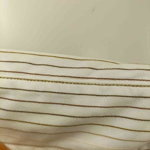 バーバリーブラックレーベル BURBERRY BLACK LABEL ホース刺繍ハーフボタンボーダーシャツ メンズ JPN:2