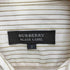 バーバリーブラックレーベル BURBERRY BLACK LABEL ホース刺繍ハーフボタンボーダーシャツ メンズ JPN:2