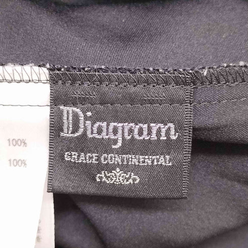 ダイアグラムグレースコンチネンタル Diagram GRACE CONTINENTAL 花柄 シアーノースリーブブラウス レディース JPN:36