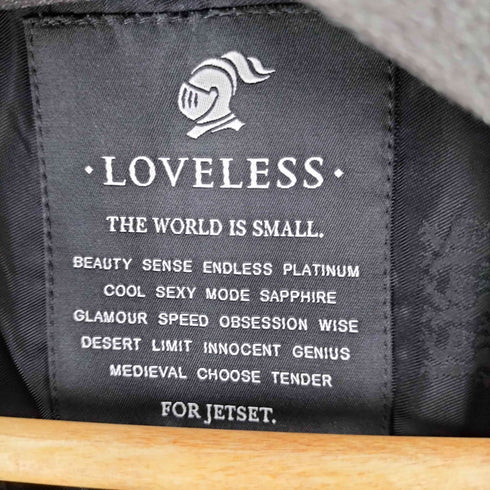 ラブレス LOVELESS 千鳥格子ウールテーラードジャケット メンズ import:M