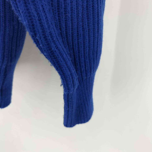 ザラ ZARA ボトルネックハーフジップコットンニット メンズ import:M