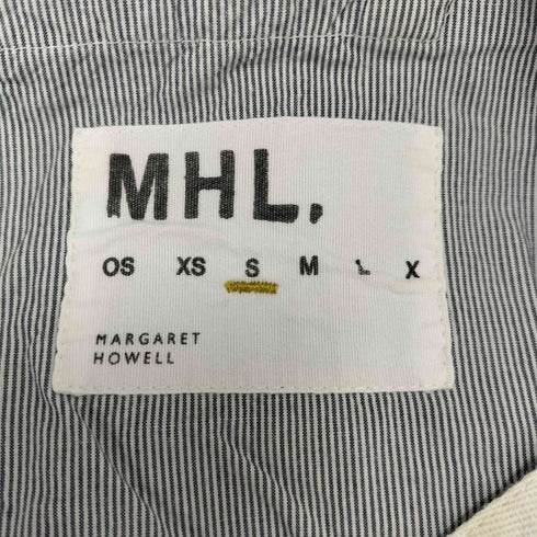 エムエイチエル マーガレットハウエル MHL. MARGARET HOWELL スクエアネック ストライプワンピース レディース S