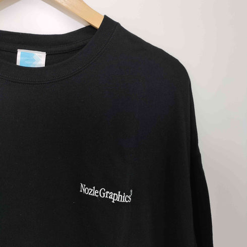 nozle graphics study after school バックプリントロングスリーブTシャツ メンズ M