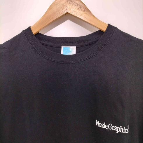 nozle graphics study after school バックプリントロングスリーブTシャツ メンズ M