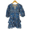 サンドロ sandro Short Scarf Print Dress レディース