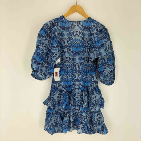 サンドロ sandro Short Scarf Print Dress レディース